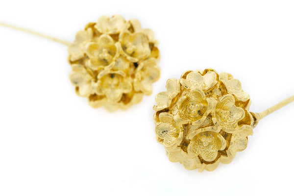 Floral Allium Earrings