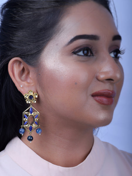 Gulmohar Dangler Earrings