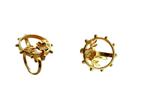 Pahi Floral Earrings, Ring and Bracelet Gift Box